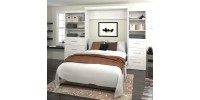 Queen PUR Wall Bed with Storage 126"